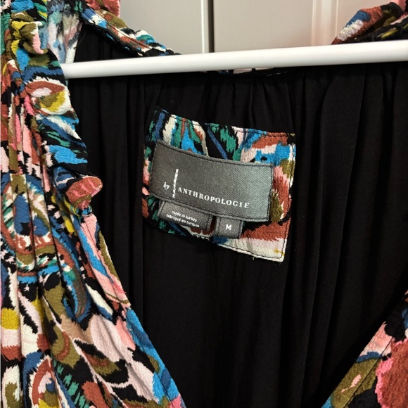 Anthropologie Multicolor V-Neck Dress - Picture 2 of 6